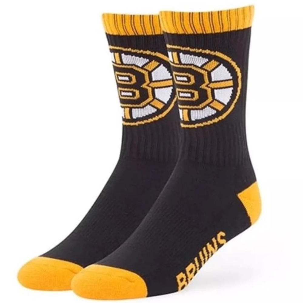Boston Bruins 47 brand socks Nwt